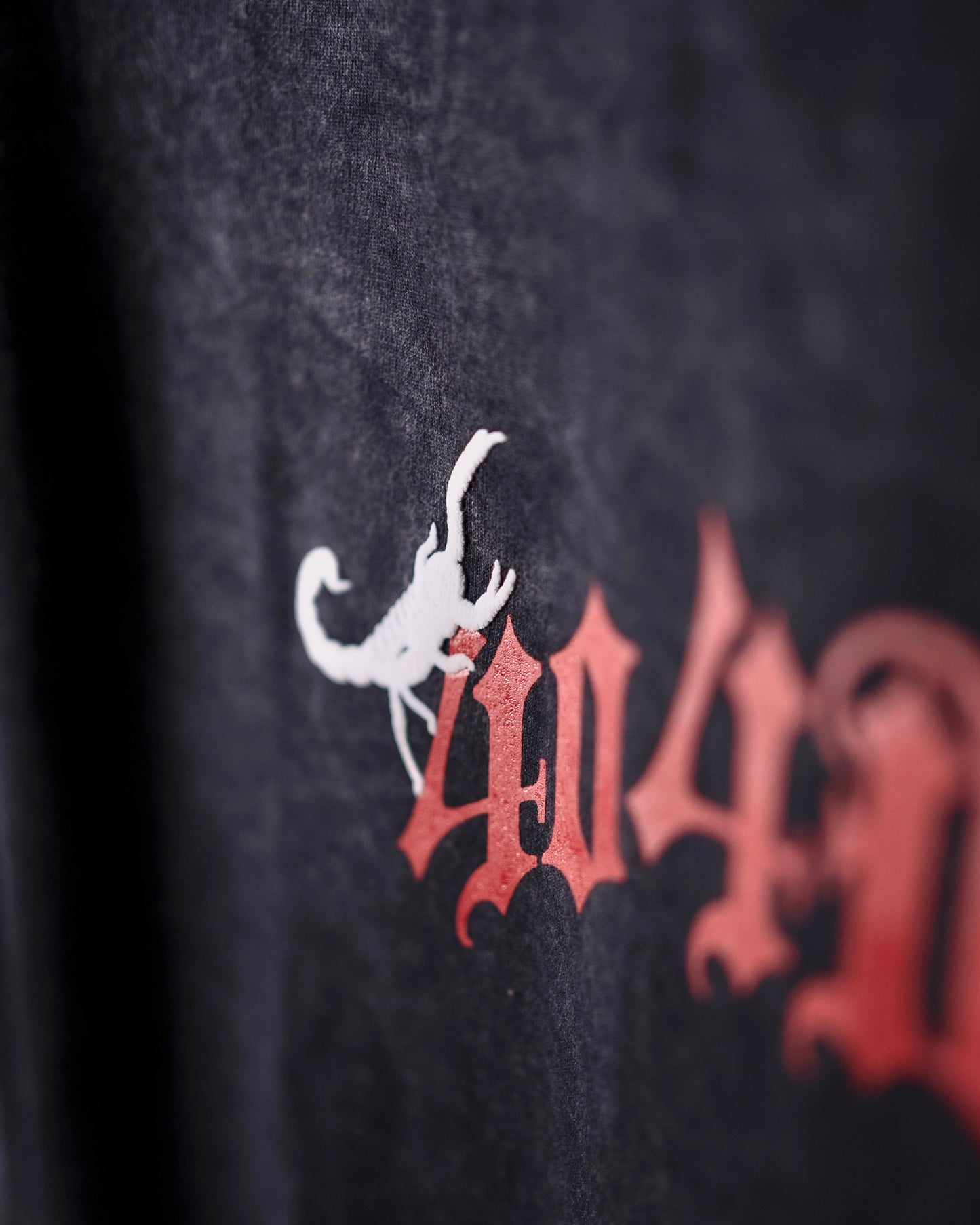 Blood Wolf” Acid Wash Tee