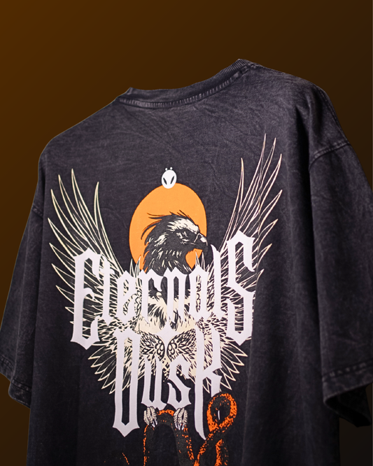“Eternal Dusk” Acid Wash Tee